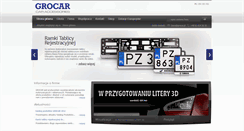 Desktop Screenshot of grocar.pl